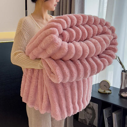 1 Pc Gentlesoft White Throw Blanket for Couch - Cozy Blanket for Women, Cute Fleece Throw for Girls, Christmas Birthday Gifts