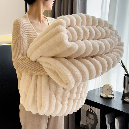 1 Pc Gentlesoft White Throw Blanket for Couch - Cozy Blanket for Women, Cute Fleece Throw for Girls, Christmas Birthday Gifts