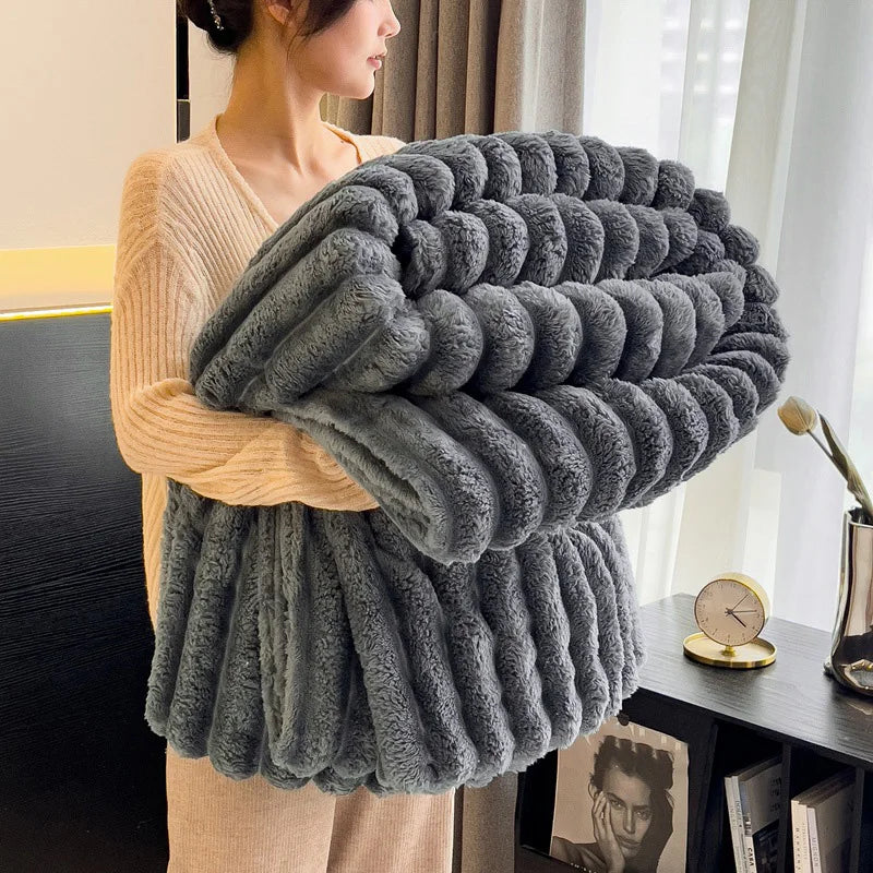 1 Pc Gentlesoft White Throw Blanket for Couch - Cozy Blanket for Women, Cute Fleece Throw for Girls, Christmas Birthday Gifts